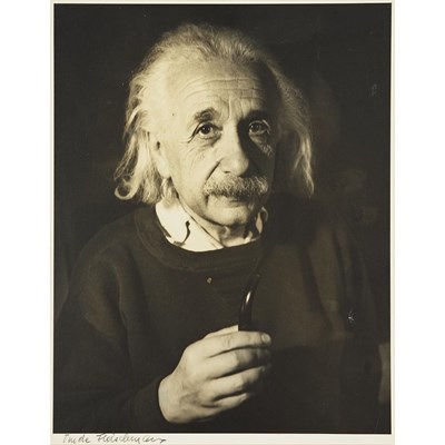 Lot 178 - [EINSTEIN, ALBERT] Photograph of Einstein by...
