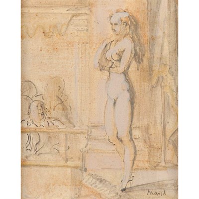 Lot 54 - Reginald Marsh American, 1898-1954 Dancer on...