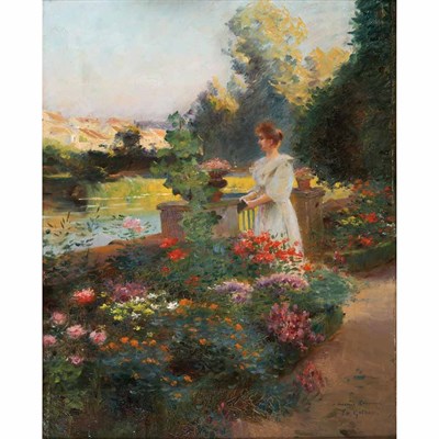 Lot 52 - Edouard Gelhay French, 1856-1939 Lost in...