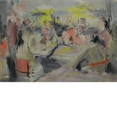 Lot 1 - Benny Andrews American, 1930-2006 Men...
