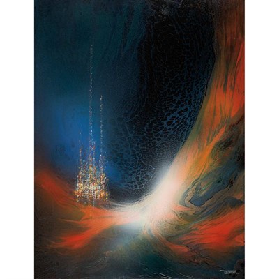 Lot 50 - Leonardo Nierman Mexican/American, b. 1932...