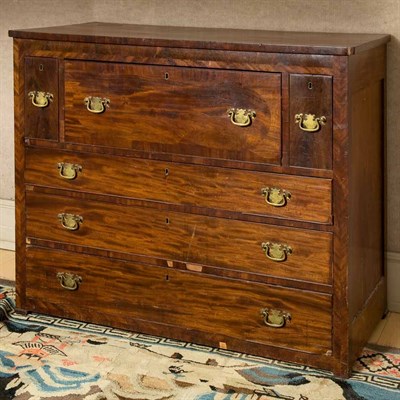 Lot 182 - American Empire Mahogany Chest of Drawers...