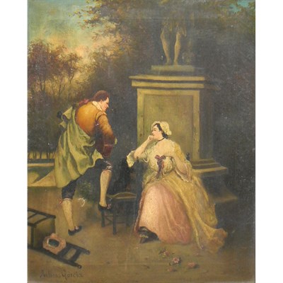 Lot 49 - Spanish School 19th/20th Century The Serenade...