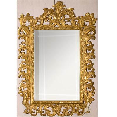 Lot 162 - Rococo Style Gilt Framed Mirror Height 58...