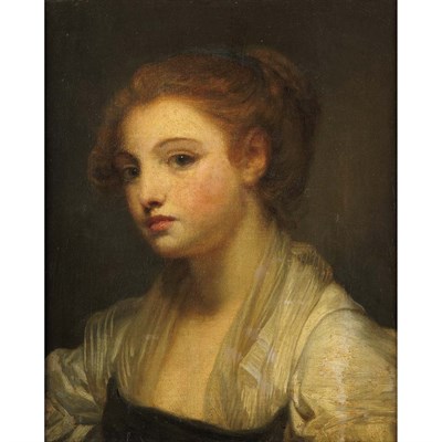 Lot 70 - Jean Baptiste Greuze French, 1725-1805 Bust of...