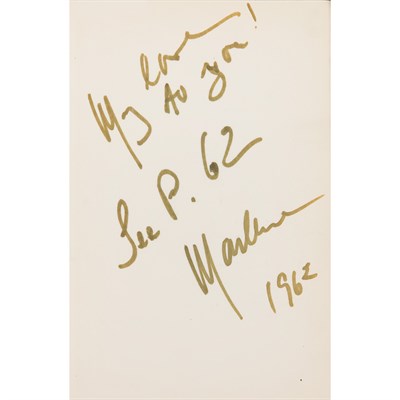 Lot 279 - DIETRICH, MARLENE Marlene Dietrich's ABC. New...