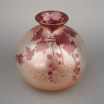 Lot 377 - Legras Acid Etched Cameo Glass Vase Circa 1920...