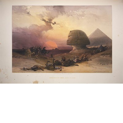 Lot 102 - [COLOR PLATE] ROBERTS, DAVID. Egypt and Nubia,...