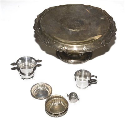 Lot 383 - Group of Sterling Silver Table Articles Total...