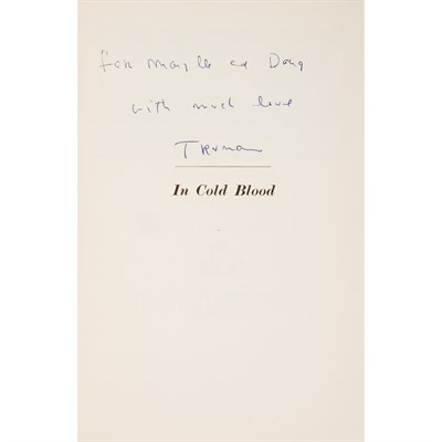 Lot 128 - CAPOTE, TRUMAN In Cold Blood. New York: [1965]....
