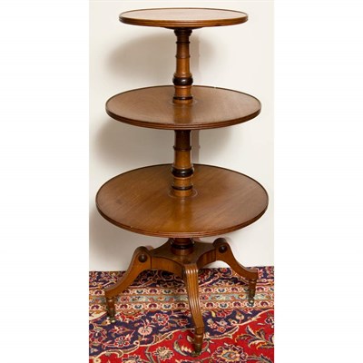 Lot 230 - Regency Mahogany Dumbwaiter Height 43 inches,...