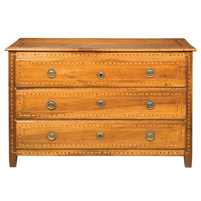 Lot 544 - Northern Italian Neoclassical Walnut Commode...