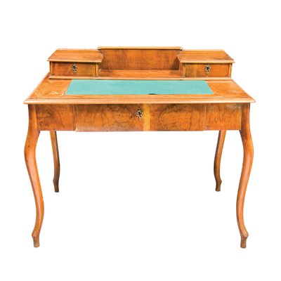 Lot 398 - Continental Rococo Style Walnut Desk Height 41...