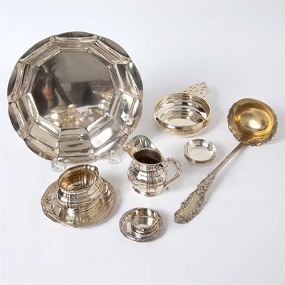 Lot 280 - Group of Sterling Silver Table Articles Total...