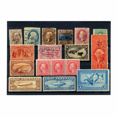 Lot 1028 - United States Singles Stamp Collection, 1847...
