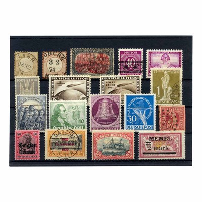 Lot 1007 - German Area Postage Stamp Collection, 1850 to...
