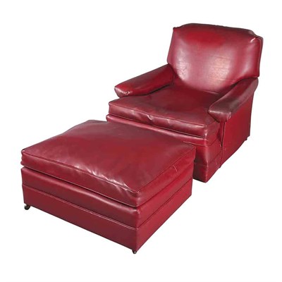 Lot 76 - Douglas Fairbanks, Jr.'s Red Faux Leather...