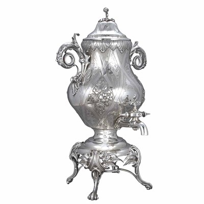 Lot 99 - Gorham Sterling Silver Hot Water Urn 19th...