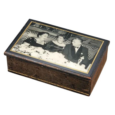 Lot 291 - [MAXWELL, ELSA] Photograph Inlaid Cigarette...