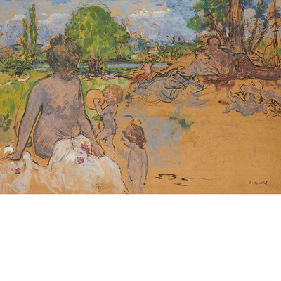 Lot 31 - Ker Xavier Roussel French, 1867-1944 Idyll...