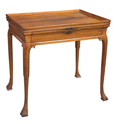 Lot 298 - George II Mahogany Tea Table Mid 18th century...