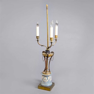 Lot 377 - George III Wedgwood Creamware, Bronze and Gilt-...