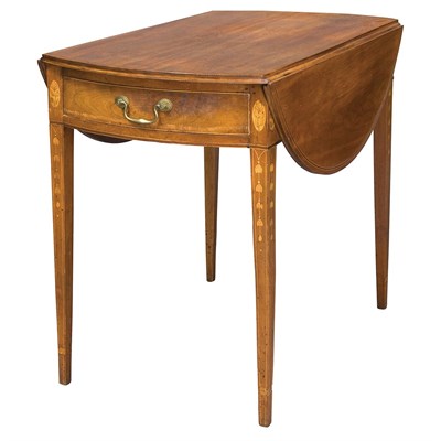 Lot 142 - Federal Inlaid Mahogany Pembroke Table...