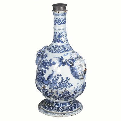 Lot 162 - Delft Blue and White Pilgrim Bottle Attributed...