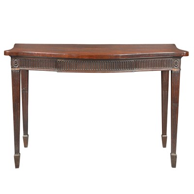 Lot 545 - George III Mahogany Side Table Circa 1780 The...