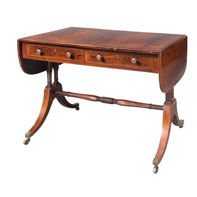 Lot 572 - Regency Rosewood Sofa Table Circa 1810 The...