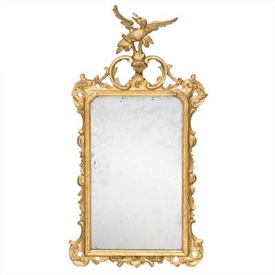 Lot 302 - George II Gilt-Wood Mirror Mid 18th century...