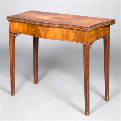 Lot 401 - George III Mahogany Fold-Over Game Table The...