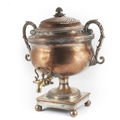 Lot 380 - Sheffield Silver Plated Hot Water Urn Height...