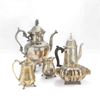 Lot 381 - Group of Silver Plated Table Articles