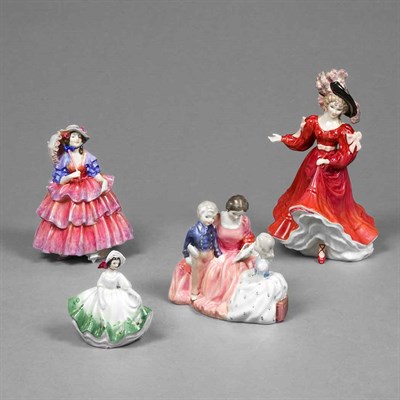Lot 192 - Group of Seven Royal Doulton Porcelain Figures