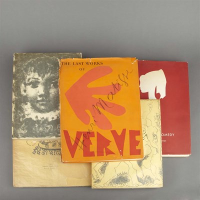 Lot 257 - [ART REFERENCE] Group of five books on art,...
