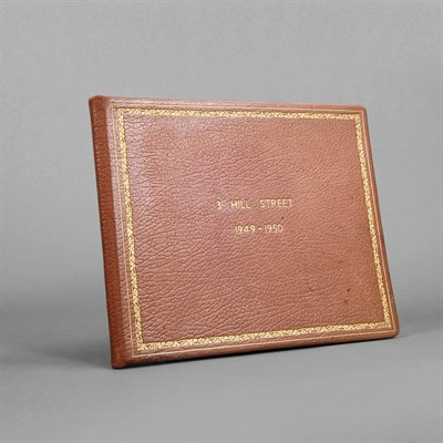 Lot 313 - [FAIRBANKS, DOUGLAS, (JR.)] Guest book from...