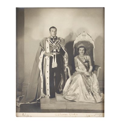 Lot 258 - [MOUNTBATTEN, LOUIS] Photograph, gelatin...