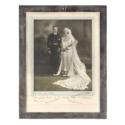 Lot 257 - [MOUNTBATTEN, LOUIS] Photograph, gelatin...