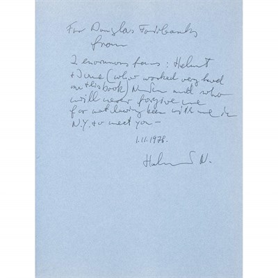 Lot 187 - NEWTON, HELMUT White Women. New York: [1976]....