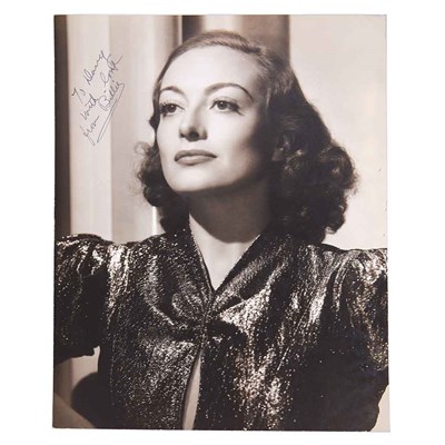 Lot 278 - [CRAWFORD, JOAN] Photograph, gelatin silver...