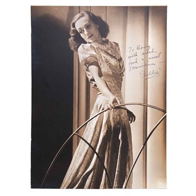 Lot 276 - [CRAWFORD, JOAN] Photograph, gelatin silver...