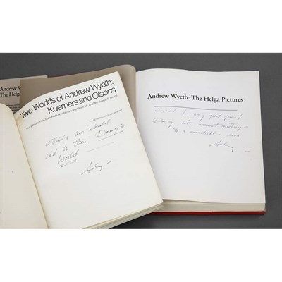 Lot 226 - [WYETH, ANDREW] Two books inscribed by Andrew...