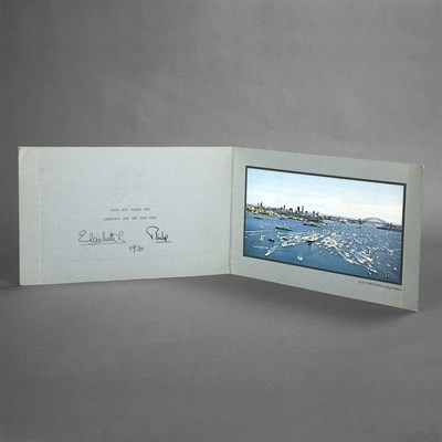 Lot 262 - [ROYALTY] Printed photograph of H.M.Y....