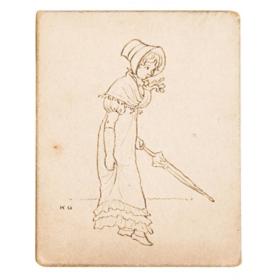 Lot 172 - [GREENAWAY, KATE - Attributed to] Original ink...