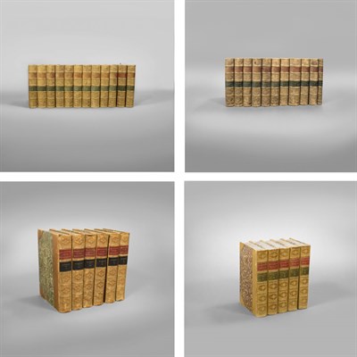 Lot 57 - [FINE BINDINGS] Group of thirty-four similarly...