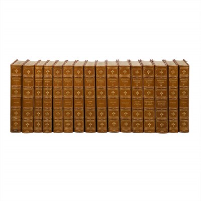 Lot 152 - [FINE BINDINGS] EMERSON, RALPH WALDO. Works....