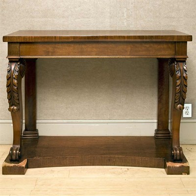 Lot 309 - William IV Mahogany Carved Console Height 38...