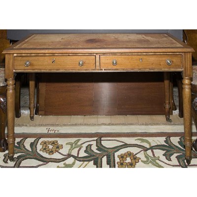 Lot 348 - English Mahogany Writing Table Height 30...