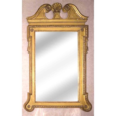 Lot 308 - George II Style Gilt-Wood Mirror Height 63...